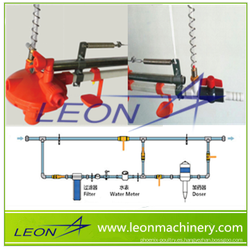 Bebedero de tetina serie LEON con dosificador automático